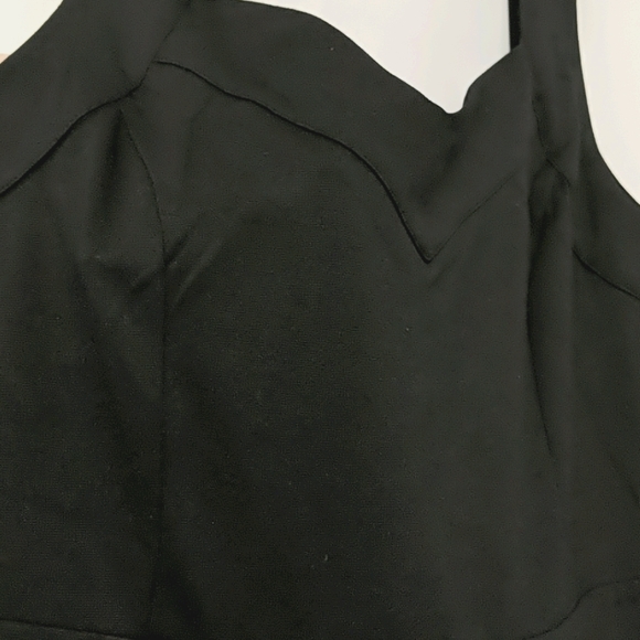 Hot Topic knit to woven Raven Branch dress - Picture 3 of 7